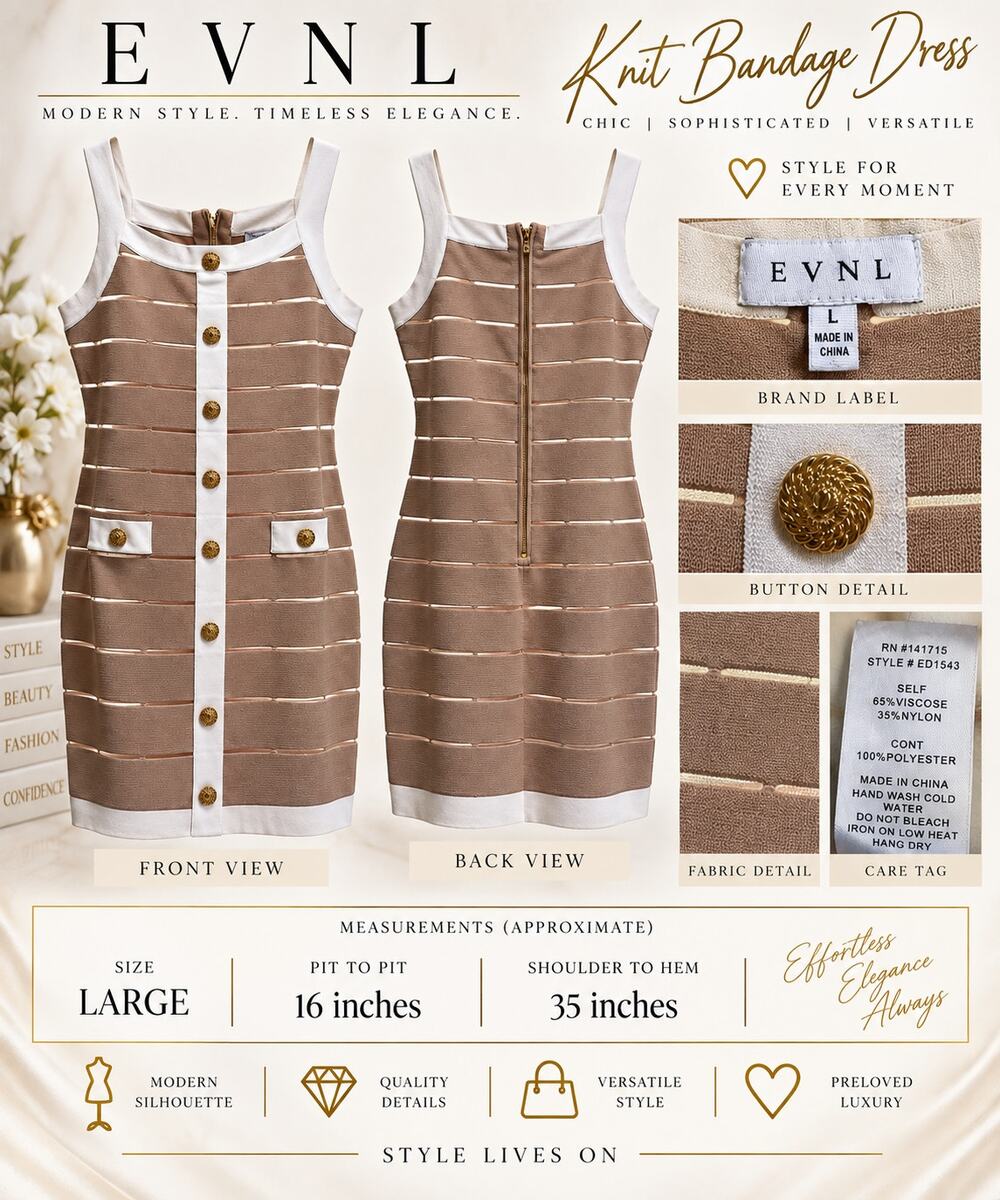 EVNL Bandage Mini Dress*Bodycon fabulousness! stretch for days